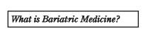 What is Bariatic Medicine Button